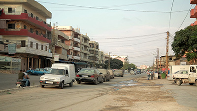 Avenue principale de Nahr EL Bared