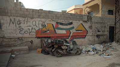 Un graffiti palestinien
